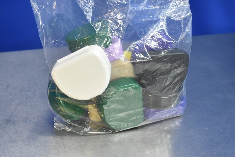 Bag of 12 Retainer Boxes – Assorted Colors - Dental Parts Shop
