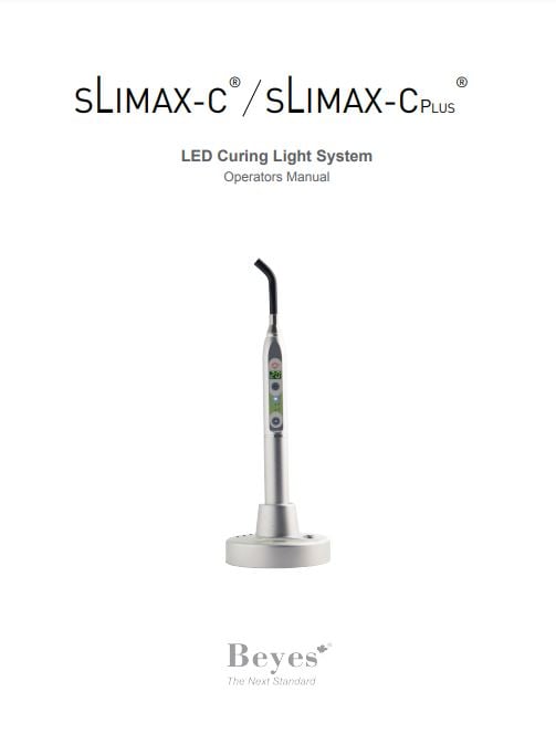 Beyes Slimax-C / Slimax-C Plus LED Curing Light System Operation Manual - Dental Parts Shop