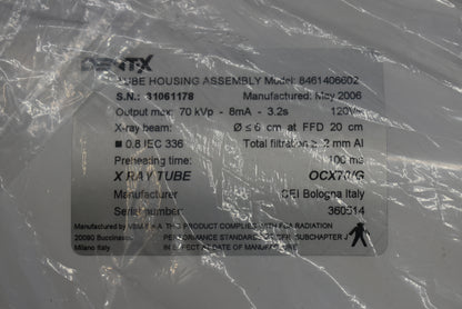 Dent-X Tube Housing Assembly - Model 8461406602 - Dental Parts Shop