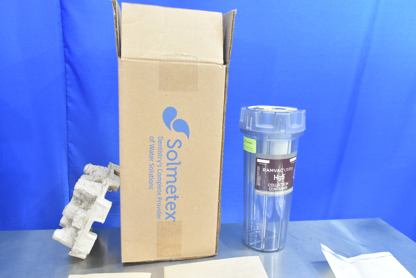 Solmetex Ramvac Utility Hg5 Collection Container with Recycle Kit - Dental Parts Shop