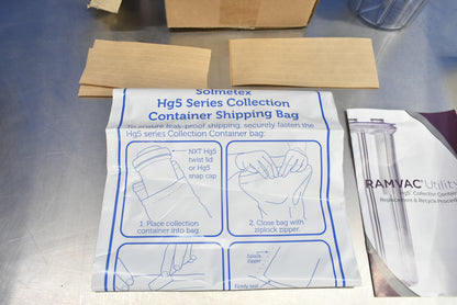 Solmetex Ramvac Utility Hg5 Collection Container with Recycle Kit - Dental Parts Shop