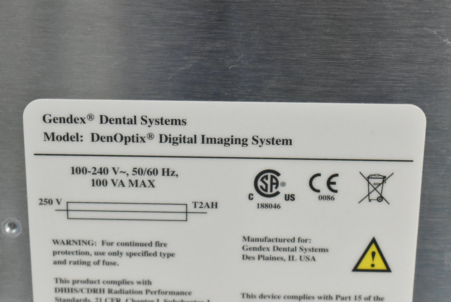 Gendex Denoptix QST Digital Imaging System - Dental Parts Shop