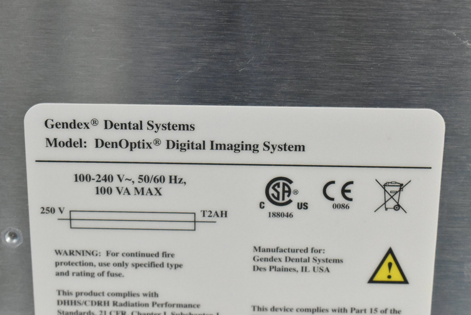 Gendex Denoptix QST Digital Imaging System - Dental Parts Shop