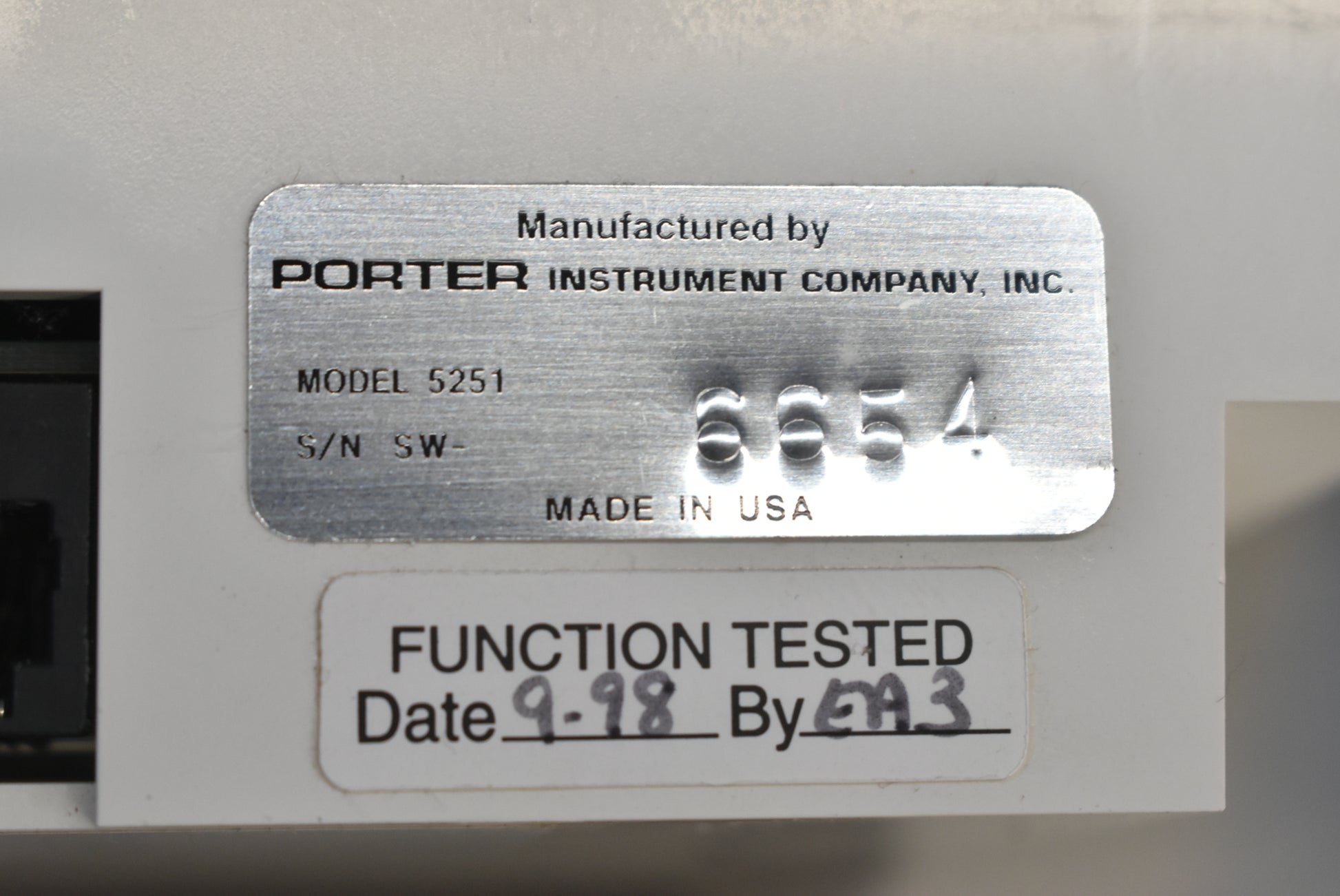 Porter Sentinel System Wall Mounted Alarm - Dental Parts Shop