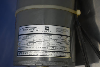 Gearmaster K37MYA171004 Dental Chair Motor 1/3 HP - Dental Parts Shop