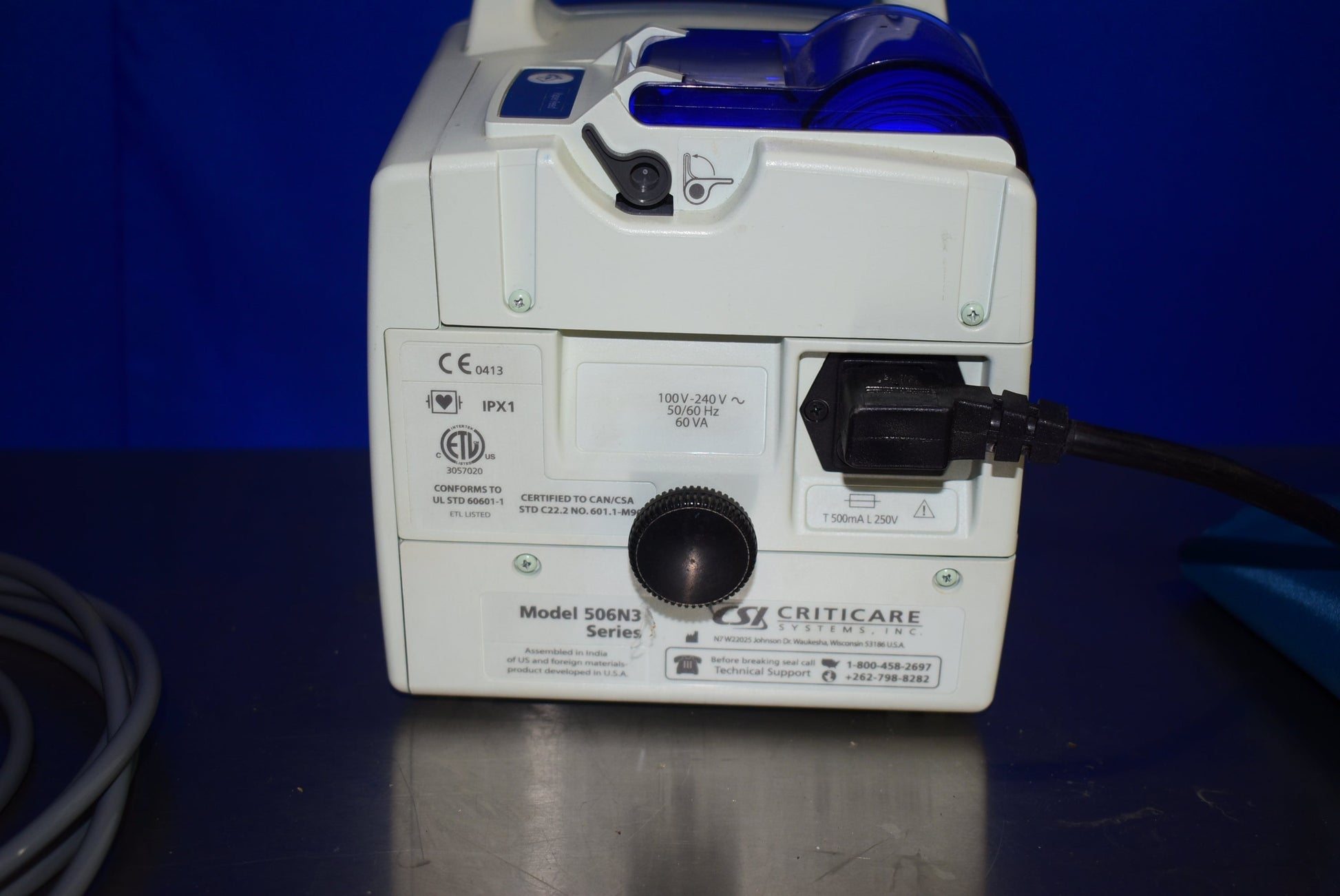 CSI Criticare 506N3 Series Comfort Cuff with Accessoreis