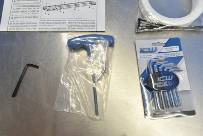 ICW Pro Slide Undercabinet Workstation Track - Dental Parts Shop