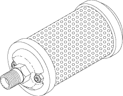 Air Intake Filter (Metal Style) - 80050 / PFM50955, P129385-485 - Dental Parts Shop