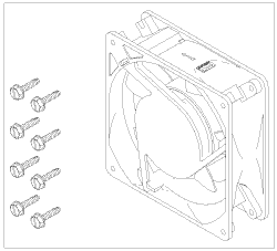 Cooling Fan (230vac) - 80516; SEA95540; 3-08-0563-10; 5451500; JA5445000; CF-230; EM510305; 2422 - Dental Parts Shop