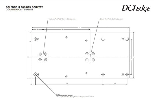 Countertop Template - Dental Parts Shop