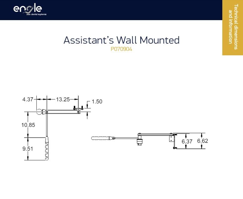 Engle Assistant's Wall Mounted - Dental Parts Shop