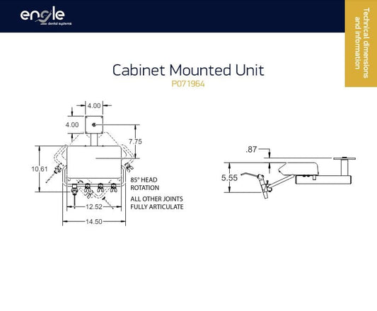 Engle Cabinet Mounted Unit - Dental Parts Shop