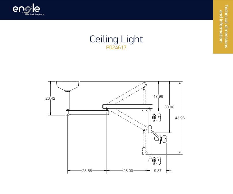 Engle Ceiling Light - Dental Parts Shop