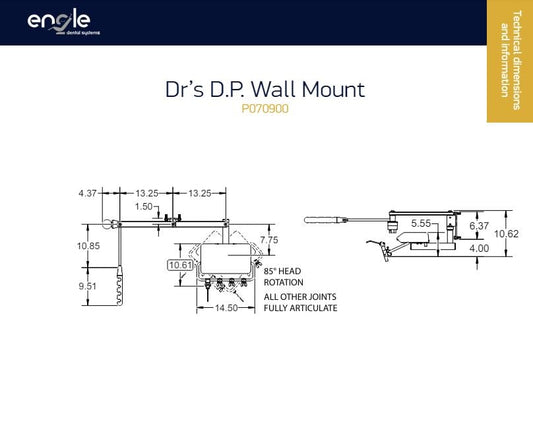 Engle Doctors D.P. Wall Mount - Dental Parts Shop