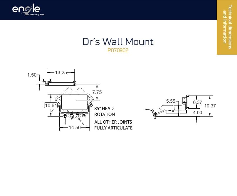 Engle Doctors Wall Mount - Dental Parts Shop