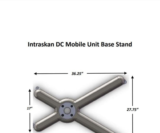 ImageScan Mobile Base stand Dimensions - Dental Parts Shop