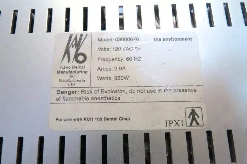 Kavo KCH 100 Dental Chair Power Supply Transformer with Air Activated Switch - Dental Parts Shop