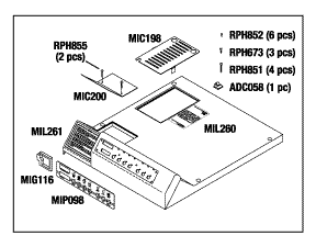 Top Cover Kit 002-0503-00 - Dental Parts Shop