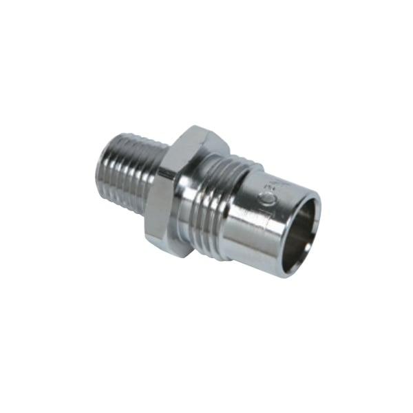 Belmed Male 1/4 NPT X Male DISS 6002-0000-0001 Oxygen