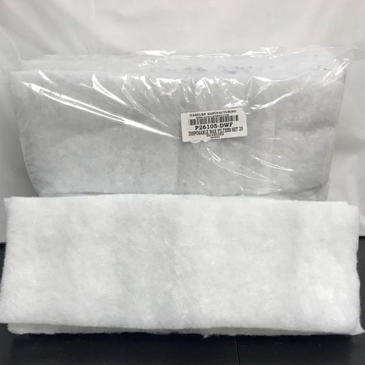 P26105-DWF Disposable Wax Filters, Set of 25 - Dental Parts Shop