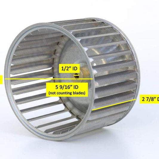 Blower Suction Wheel for 60U Dust Collector - P60U-02 - Dental Parts Shop