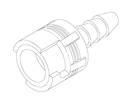 In-line Coupling (1/8") - 94 33 525 - Dental Parts Shop