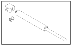 Gas Spring With Anchor (Ceiling Or Track Mount) - 14140 - Dental Parts Shop