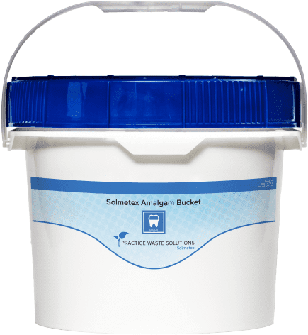 Solmetex 2.5 Gallon Amalgam Bucket