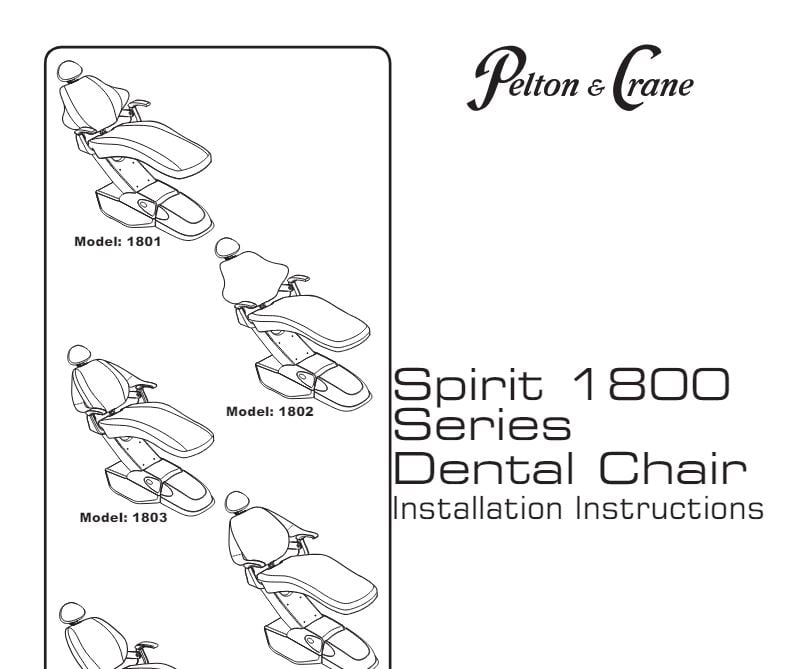 Pelton & Crane 1800 Chair Installation - Dental Parts Shop