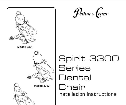 Pelton & Crane 3300 Chair Install - Dental Parts Shop