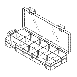 13 Adjustable Compartment Storage Case - Dental Parts Shop