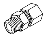 Male Connector (1/4" Tube X 1/8" Mpt) - Dental Parts Shop