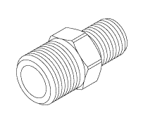 Adaptor (1/4 Mpt X 3/8 Mpt) - Dental Parts Shop