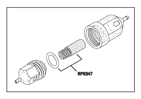 Air/water in-line Filter (1/16" Barb) - - Dental Parts Shop