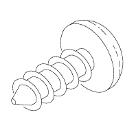 Phillips Pan Head Screw #6 - Dental Parts Shop