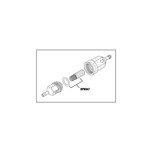 Air/water In-line Filter (1/8" Barb) for A-dec & Pelton and Crane