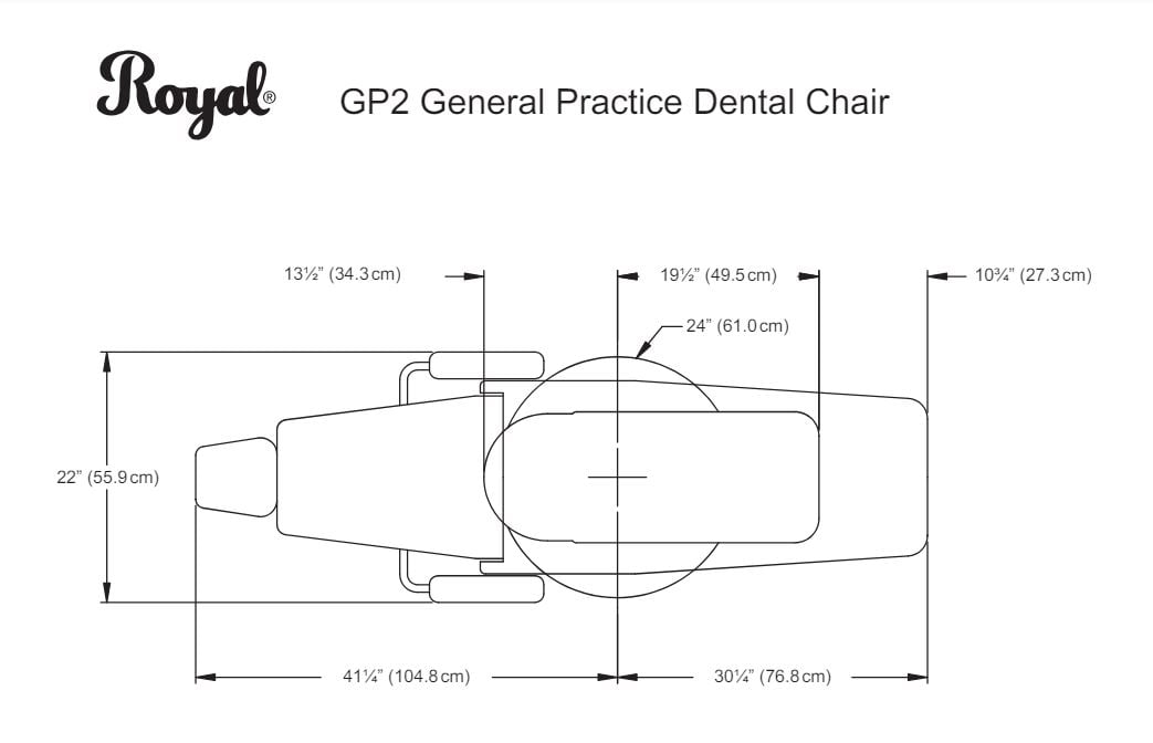 Royal GP2 General Practice Dental Chair - Dental Parts Shop