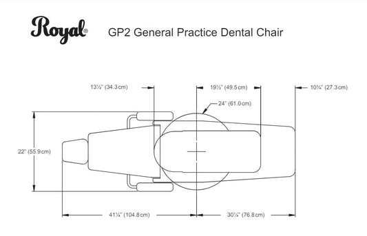 Royal GP2 General Practice Dental Chair - Dental Parts Shop