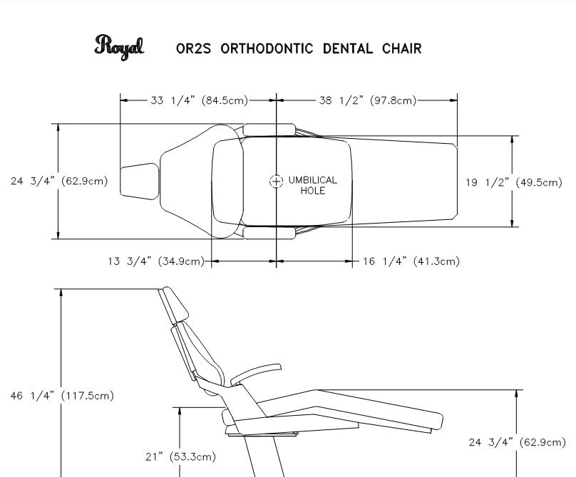 Royal OR2-S Orthodontic Dental Chair - Dental Parts Shop