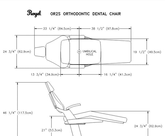 Royal OR2-S Orthodontic Dental Chair - Dental Parts Shop