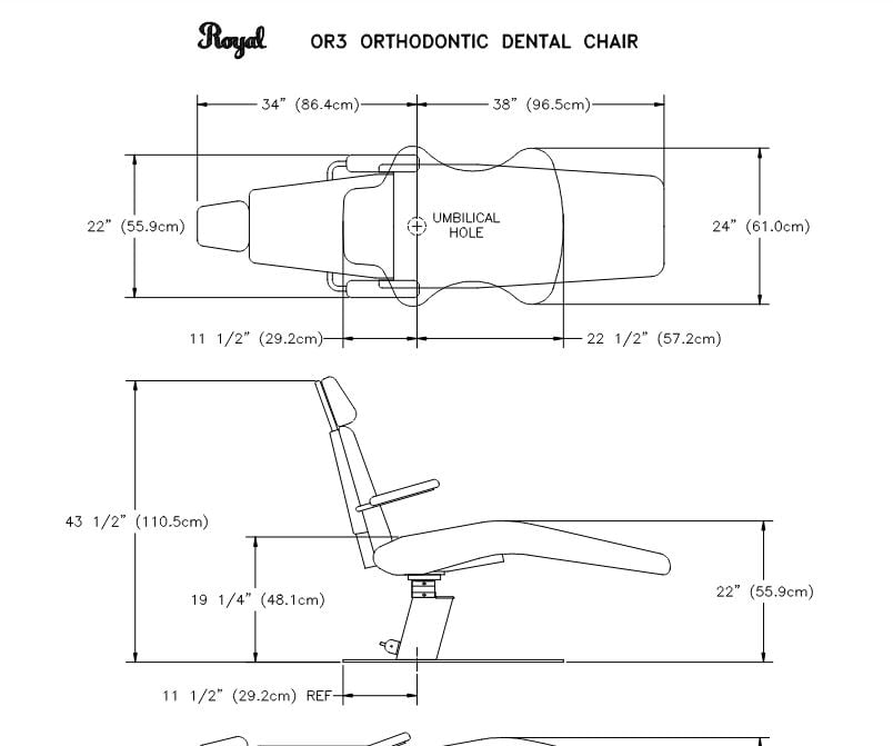 Royal OR3 Orthodontic Dental Chair - Dental Parts Shop