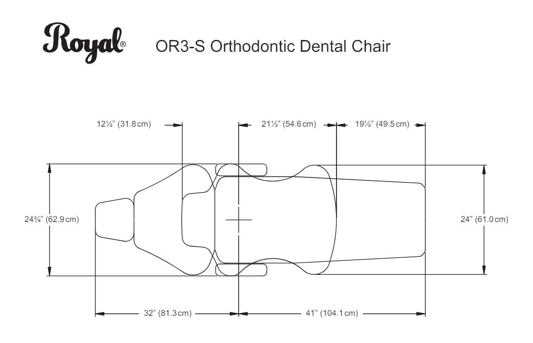 Royal OR3-S Orthodontic Dental Chair - Dental Parts Shop