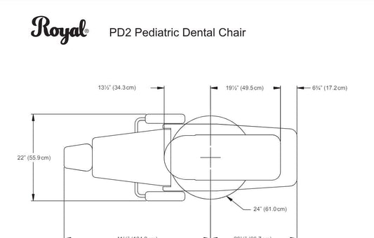 Royal PD2 Pediatric Dental Chair - Dental Parts Shop