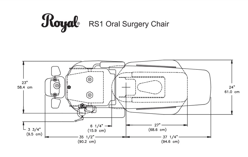 Royal RS1 Oral Surgery Chair - Dental Parts Shop