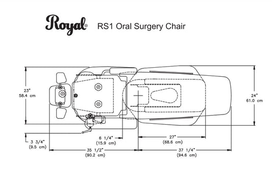 Royal RS1 Oral Surgery Chair - Dental Parts Shop