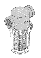 Solids Collector (3/4") - 55862; 62937301; 64545040; PCC50705; VFA-40 - Dental Parts Shop