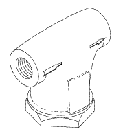 Strainer (Water-1/4") - 55909; 77005145; PCB50960 - Dental Parts Shop