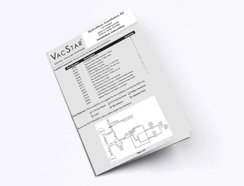 VacStar Plumbing Installation - Dental Parts Shop