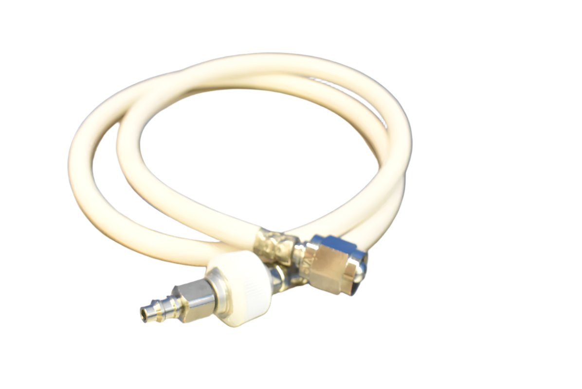 Flowmeter Vacuum Hose Quick Connect ( 3 ft. - White ) - Dental Parts Shop