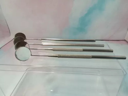 J And J #5 Dental Mirrors - Bundle of 4